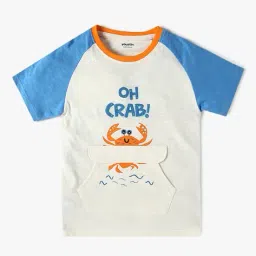 yousta Boys Graphic Print Regular Fit Round-Neck T-Shirt image 1