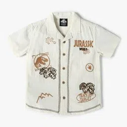 yousta Boys Embroidered Relaxed Fit Shirt-picture-50