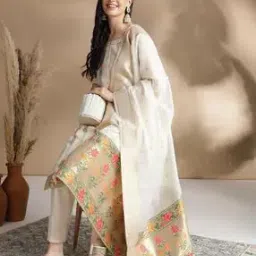 svaraa Women Cotton Chanderi Kurta Set-picture-52