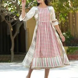 juniper Printed Layered Dress with Mask-picture-22