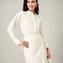 honey by pantaloons Women Embroidered Regular Fit Shirt with Spread Collar-picture-29