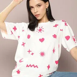 dillinger Women Printed Crew-Neck T-Shirt-picture-18