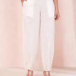 fabindia Women Salwars with Elasticated Waist image 1