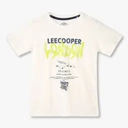 lee cooper Boys Brand Print Regular Fit Crew-Neck T-Shirt-picture-10