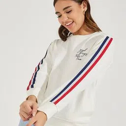 styli Women Regular Fit Typographic Print Sweatshirt-picture-25