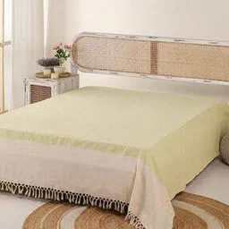 peepul tree 280 GSM Colourblock Cotton Queen-Size Bed Cover-picture-36