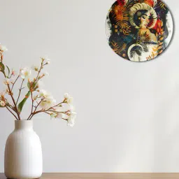 the quirky home Ceramic Round Shape Wall Paint For Wall Decor image 1