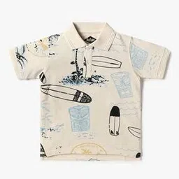 lee cooper Boys Printed Regular Fit Polo T-Shirt-picture-36