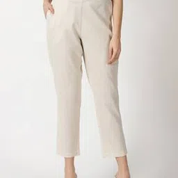 saffron threads Straight Fit Flat-Front Pants-picture-13