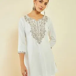 soch Floral Embroidered Tunic-picture-12