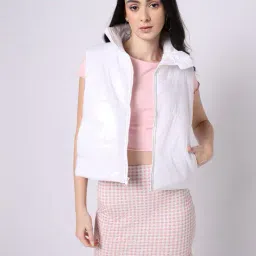 yousta Women Quilted Sleeveless Jacket image 1