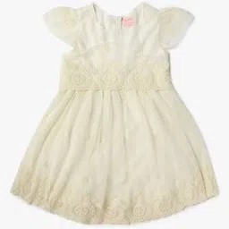 playday Girls Embroidered Fit & Flare Layer Dress-picture-23