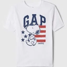 gap kids Snoopy Graphic Print Short Sleeves License T-Shirt-picture-51