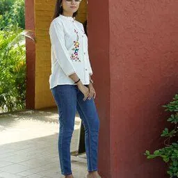 nyrika Women Embroidery Relaxed Fit Shirt -picture-27