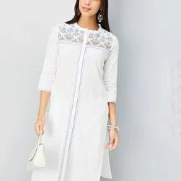 max Women Embroidered Straight Kurta-picture-35