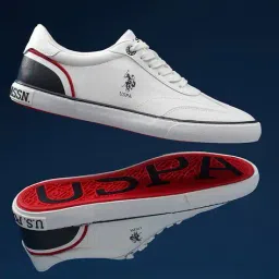 u.s. polo assn. Men Low-Top Lace-Up Sneakers  image 1