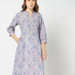 yousta Women Floral Print Straight Kurta with Insert Pocket-picture-11