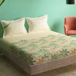 portico 152 TC Cadence Cotton Bedsheet image 1