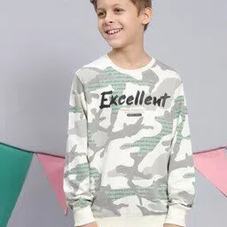 monte carlo Boys Typographic Print Regular Fit Sweatshirt-picture-36
