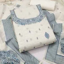 nyrika Women Floral Unstitched Dress Material-picture-16