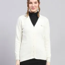 monte carlo Women Self-design Cardigan-picture-29