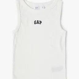 gap kids Girls Logo Embroidered Sleeveless Slim Fit Tank Top-picture-17