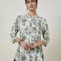 soch Women Floral Print Straight Tunic-picture-17