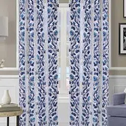homely by romee Set of 2 Floral Print Eyelet Door Curtains-picture-44