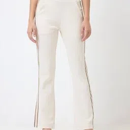 spykar Women Ribbed Straight Track Pants-picture-43