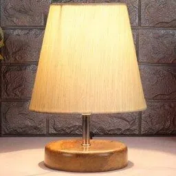 devansh Wooden Table Lamp with Shade-picture-45