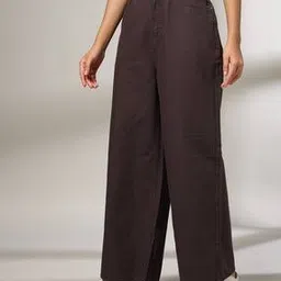 rio Women Relaxed Fit Flat-Front Trousers-picture-28