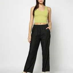 yousta Women Lightly Washed Straight Fit Jeans-picture-26