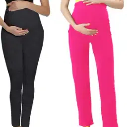 lenam Pack of 2 Women High-Rise Leggings with Elasticated Waist-picture-12