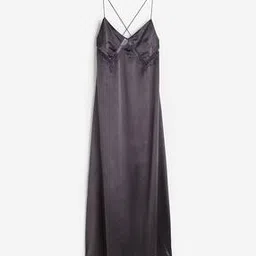 h&m Women Lace-Detail Satin Slip Dress-picture-20