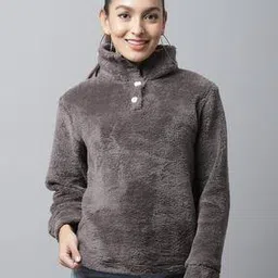 jakanary High-Neck Sweatshirt with Button Accent-picture-28