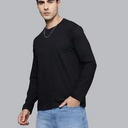 buda jeans co Men Regular Fit Round-Neck T-Shirt with Full Sleeves-picture-53
