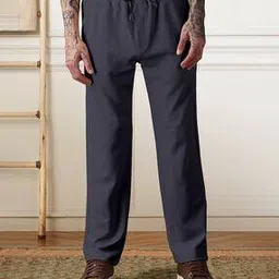 urban buccachi Men Straight Track Pants with Drawstring Waist-picture-27