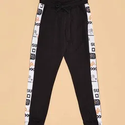 pantaloons junior Boys Printed Mid-Rise Joggers image 1