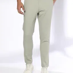 netplay Men Tapered Fit Flat-Front Chinos image 1