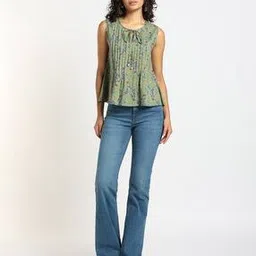 All-Over Print Cotton Slub Top-image-40