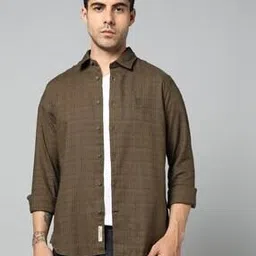 u.s. polo assn. Men Checked Regular Fit Shirt-picture-25