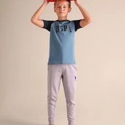 u.s. polo assn. Boys Brand Print Crew-Neck Lounge T-Shirt - LKE01-picture-45
