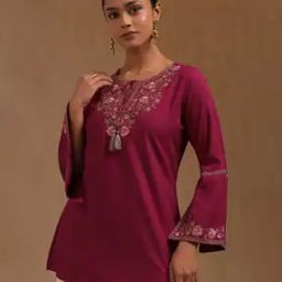 soch Women Embroidered Tunic with Full Sleeves-picture-43