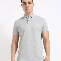 tommy hilfiger Men Logo Print Regular Fit Polo T-Shirt-picture-35