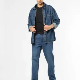 buda jeans co Men Mid-Wash Bootcut Jeans image 1