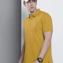 alpha tribe Men Regular Fit Polo T-Shirt-picture-37