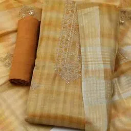 mbz.in by meena bazaar Women Embroidered 3-piece Unstitched Dress Material-picture-15