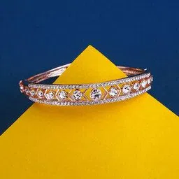 yellow chimes Gold-Plated Stone-Studded Bracelet-picture-35