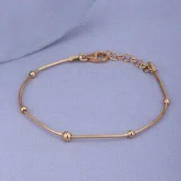 carlton london Women Gold-Plated Beaded Link Bracelet-picture-41