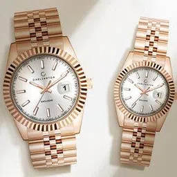 carlington His & Her Analogue Couple Watch Set-picture-21
